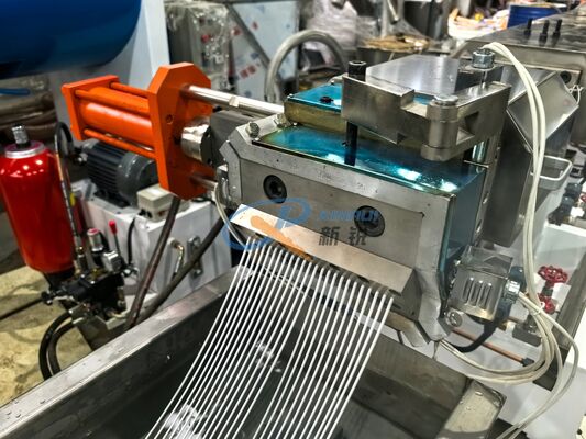500KG/H TPR TPE 물 냉각 스트랜드 펠레팅 생산 라인