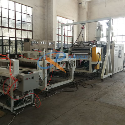 Single Screw 10T CE PE Plastic Mat Making Machine