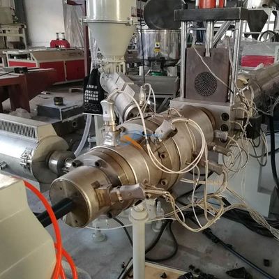 ABB 110 밀리미터 단일 스크류 PP PE 플라스틱 파이프 성형기